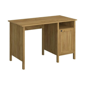 Birou KLARK, PAL laminat/MDF, stejar auriu, 120×60×77 cm