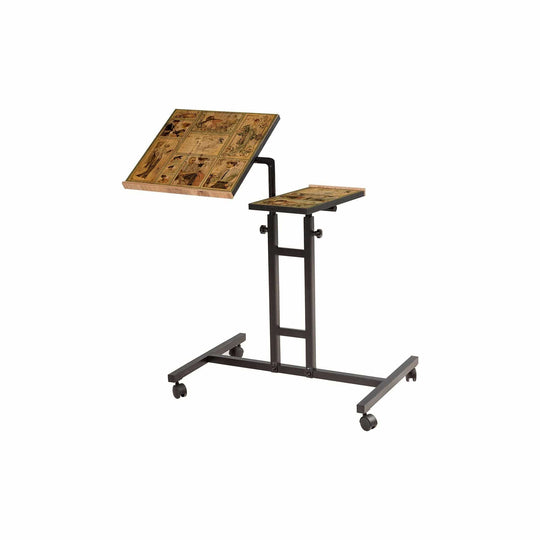 Birou pentru laptop AMSTERDAM OCN-31792, nuc/negru