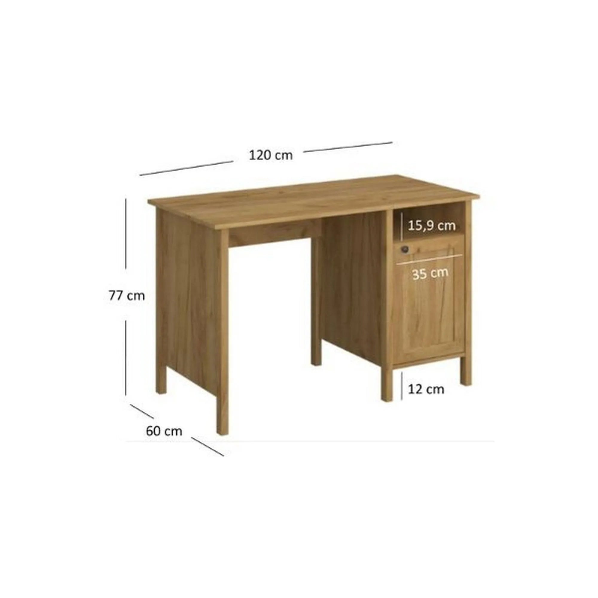 Birou VIENNA OCN-27602, stejar auriu