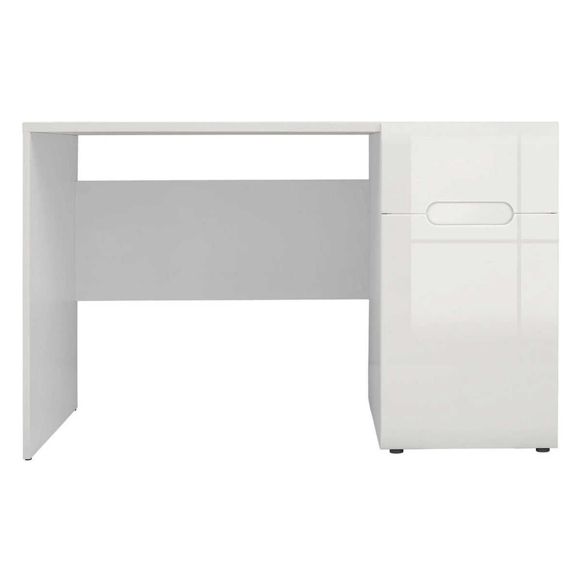 Birou AZTECA TRIO, alb, PAL, 120x66x75 cm