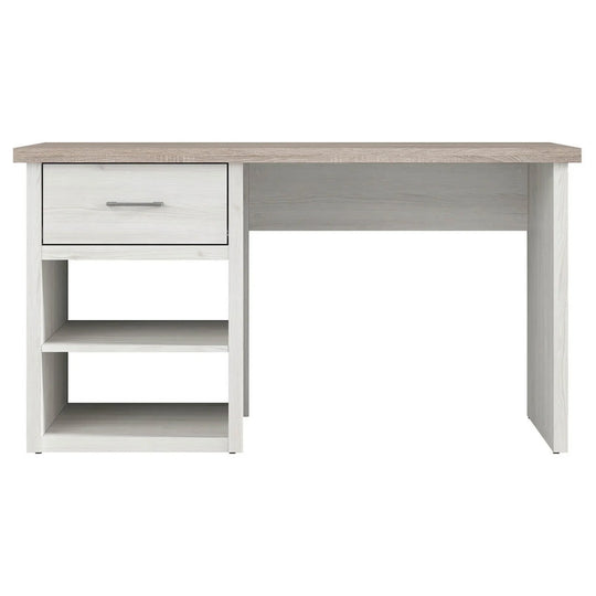 Birou LUCA JUZI, zada sibiu deschis/stejar sonoma, PAL laminat, 141x81x77 cm