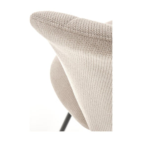Scaun K459, bej/negru, stofa clasica/otel, 60x59x79 cm