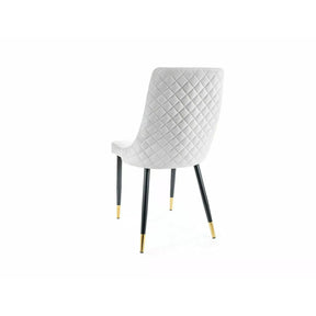 Scaun PIANO, stofa catifelata gri deschis/negru, auriu, 47x44x93 cm