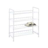 Pantofar JANA, alb, metal, 63x30x70 cm