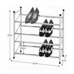Pantofar DITA, crom, 110x23x67 cm