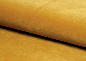 Taburet RON, stofa catifelata galben - Bluvel 68, 60x40x43 cm