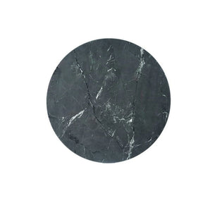 Masa CYRYL, cu efect de piatra neagra, 140x80