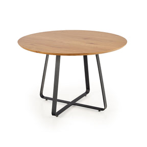 Masuta cafea LOOPER, stejar auriu/negru, 120X78X56 CM