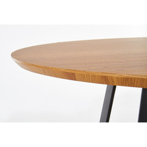 Masuta cafea LOOPER, stejar auriu/negru, 120X78X56 CM