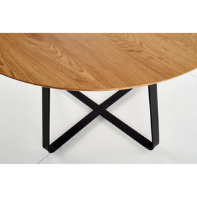Masuta cafea LOOPER, stejar auriu/negru, 120X78X56 CM
