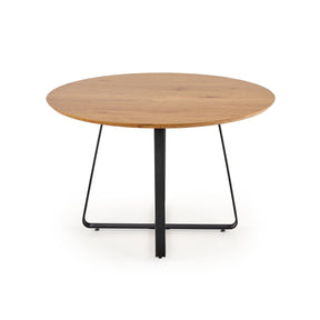Masuta cafea LOOPER, stejar auriu/negru, 120X78X56 CM