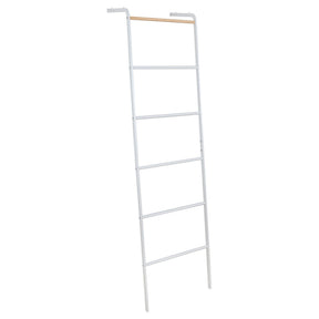 Cuier tip scara BUNY, metal, alb, 44,5x27,5x161 cm