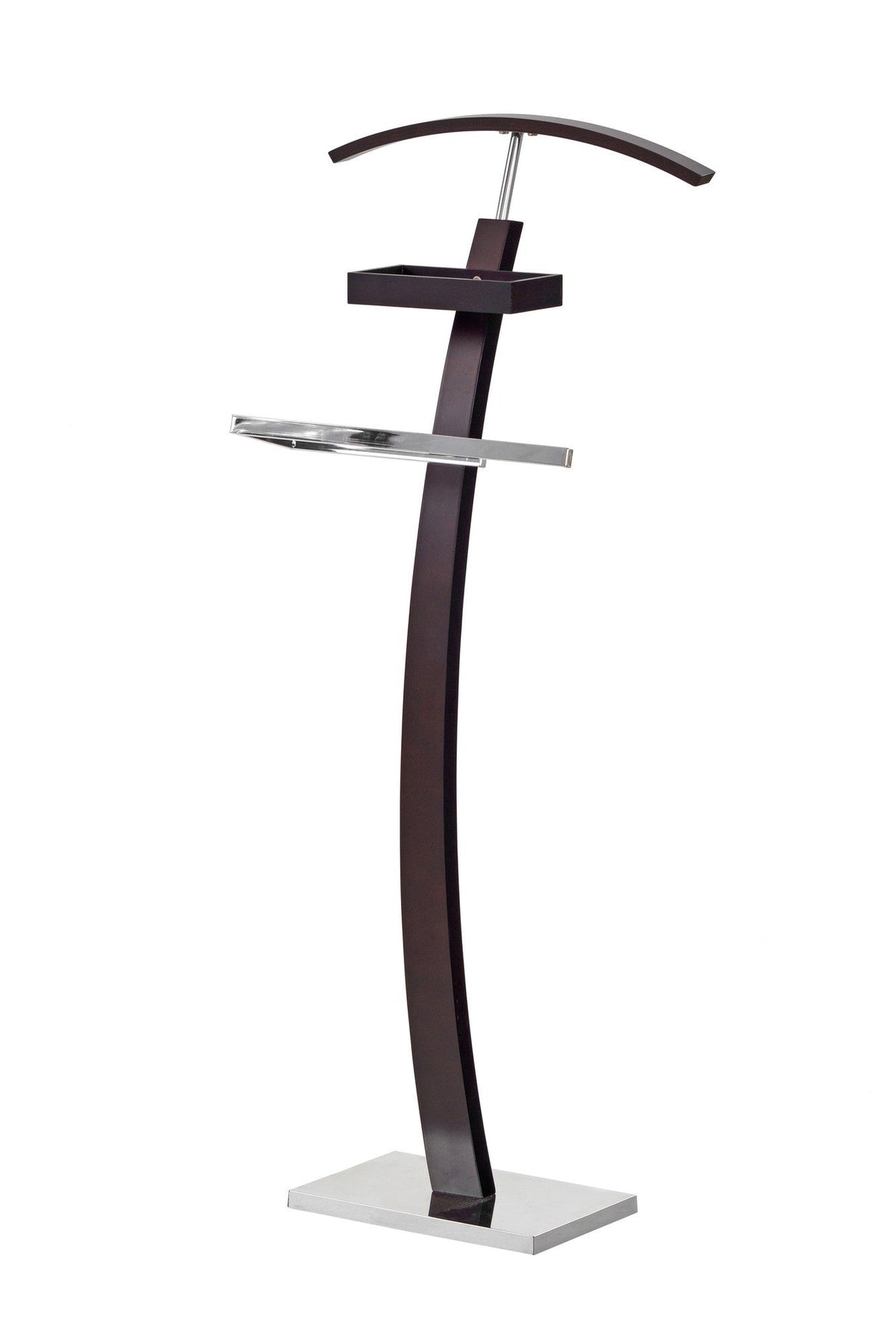 Stander haine WU13, wenge, otel/lemn, 31x20x117 cm