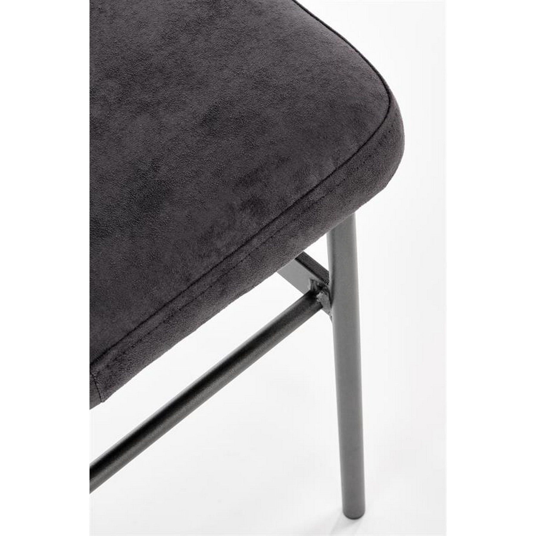 Scaun SMART KR, stejar/gri antracit, otel, 50x53x82 cm