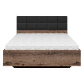 Cadru pat 140x200 BERGEN OCN-28753, nuc/negru
