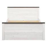 Cadru pat 140x200BERGEN OCN-28747, alb/pin larico