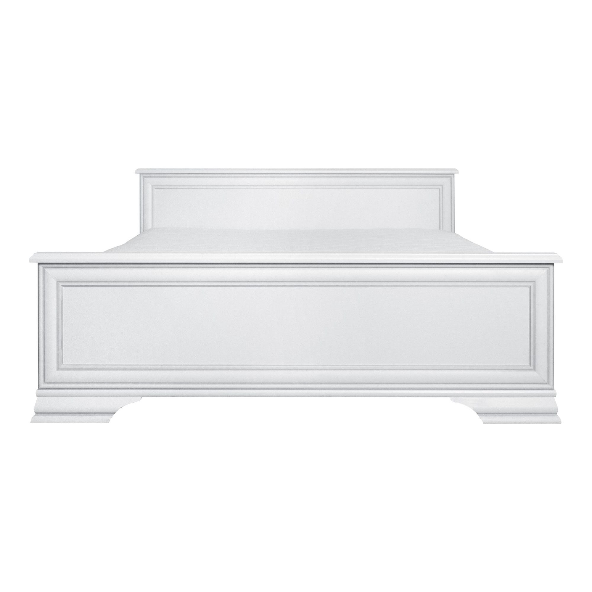 Cadru pat Idento LOZ 160x200, alb, PAL/metal