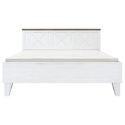 Cadru pat 160x200 BERGEN OCN-28737 pin alb andersen/stejar sonoma