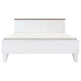 Cadru pat 160x200 BERGEN OCN-28737 pin alb andersen/stejar sonoma