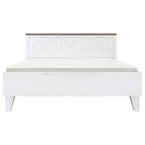 Cadru pat 160x200 BERGEN OCN-28737 pin alb andersen/stejar sonoma