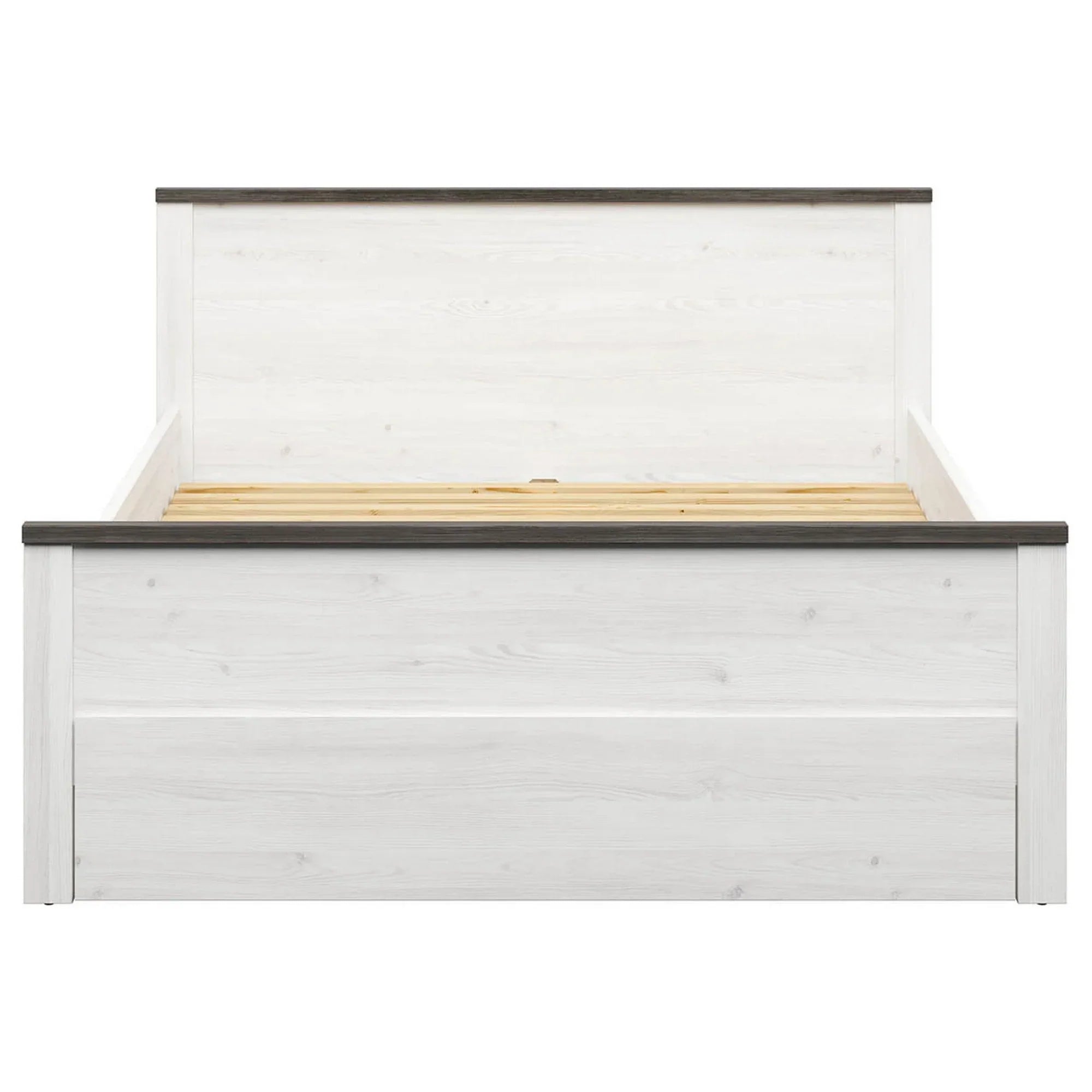 Cadru pat 160x200 BERGEN OCN-28752, pin deschis/pin larico