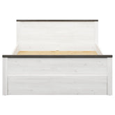 Cadru pat 160x200 BERGEN OCN-28752, pin deschis/pin larico