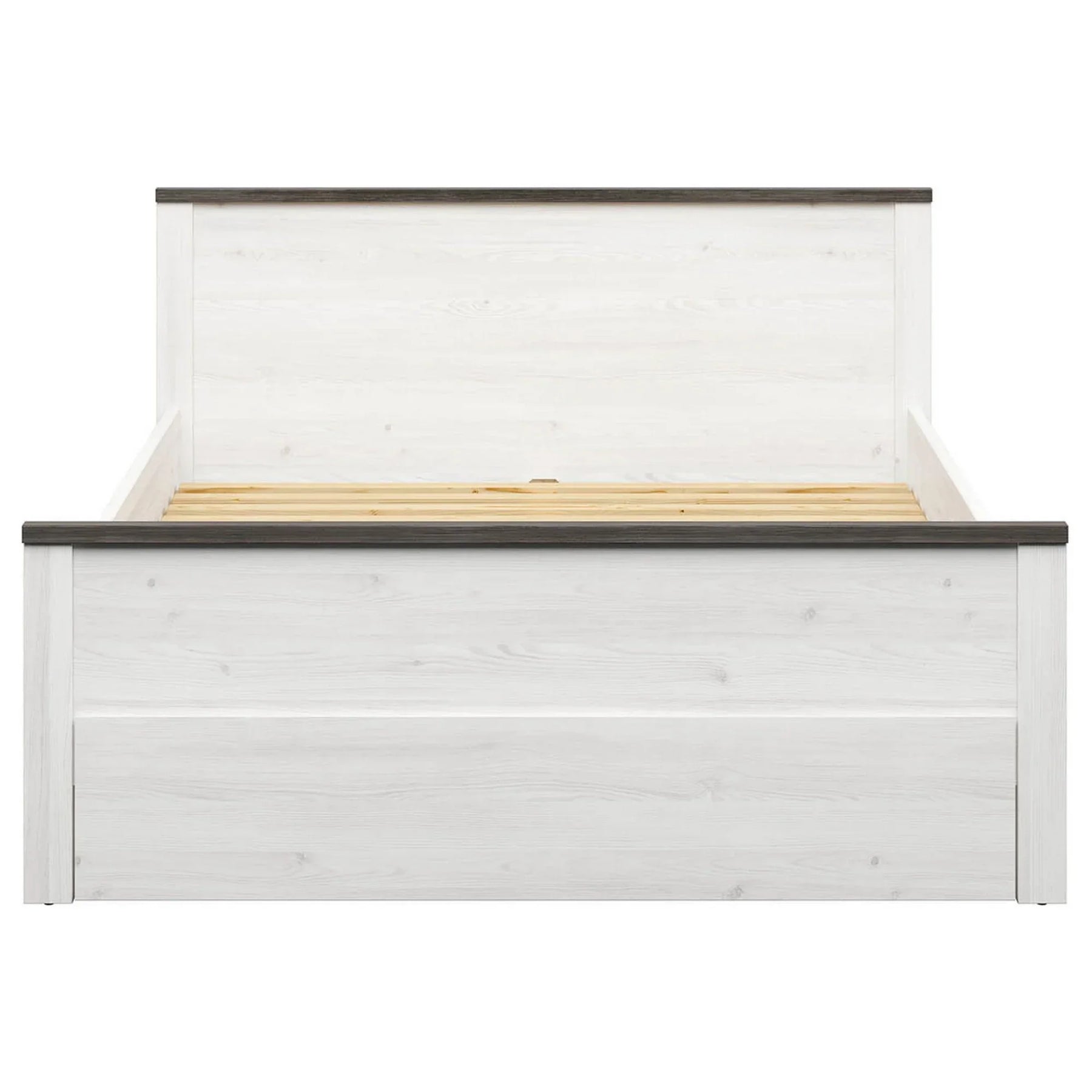 Cadru pat 160x200 BERGEN OCN-28752, pin deschis/pin larico