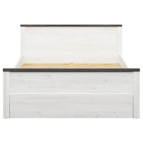 Cadru pat 160x200 BERGEN OCN-28752, pin deschis/pin larico