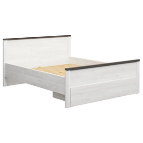 Cadru pat 160x200 BERGEN OCN-28752, pin deschis/pin larico