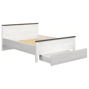 Cadru pat 160x200 BERGEN OCN-28752, pin deschis/pin larico