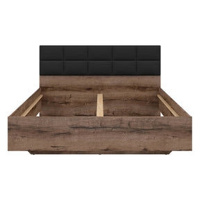 Cadru pat 160x200 BERGEN OCN-28762, nuc/negru