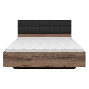 Cadru pat 160x200 BERGEN OCN-28762, nuc/negru