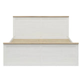 Cadru pat 180x200 BERGEN OCN-28742, pin alb/stejar grandson