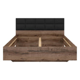 Cadru pat 180x200 BERGEN OCN-28759, nuc/negru
