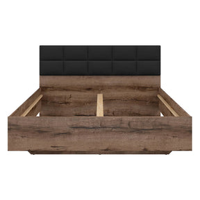 Cadru pat 180x200 BERGEN OCN-28759, nuc/negru