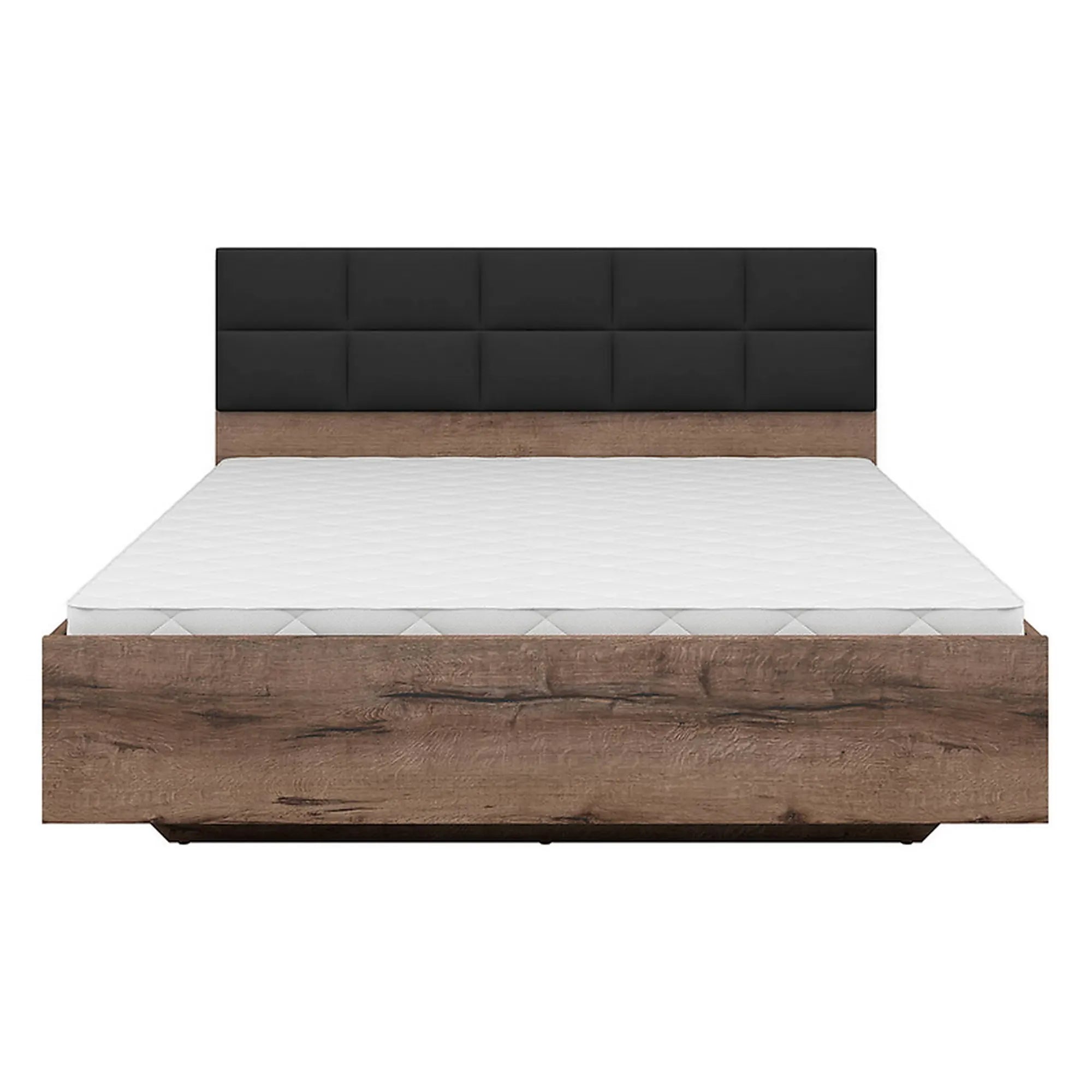 Cadru pat 180x200 BERGEN OCN-28759, nuc/negru