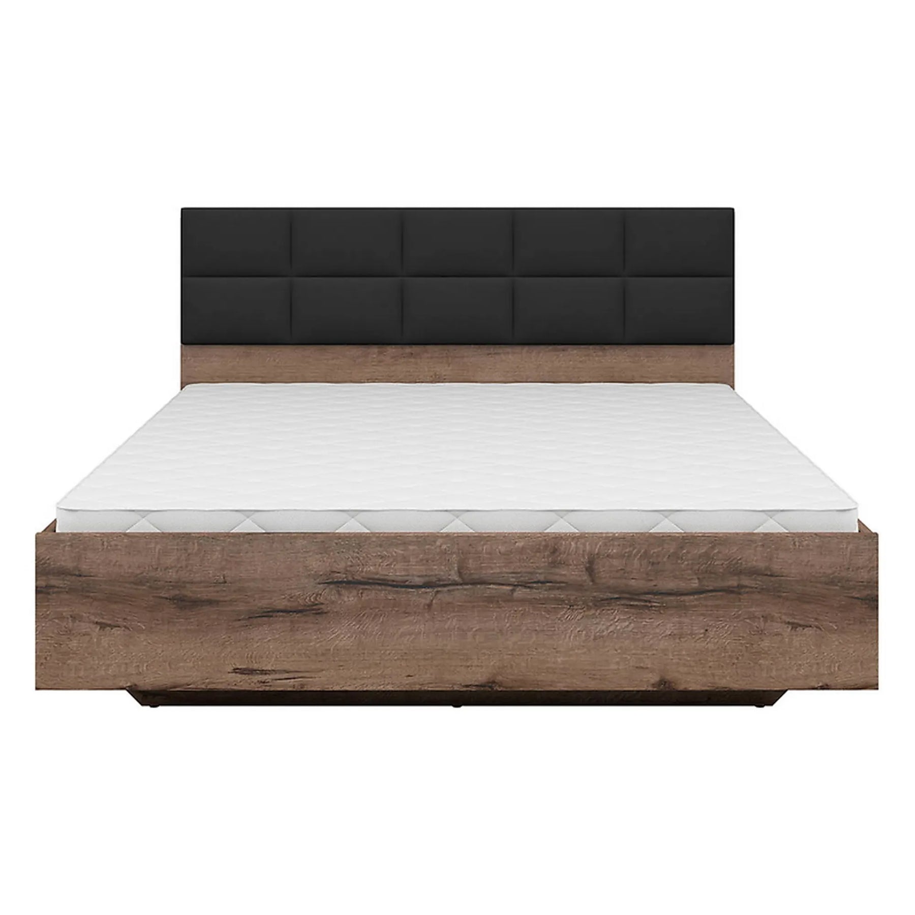 Cadru pat 180x200 BERGEN OCN-28759, nuc/negru