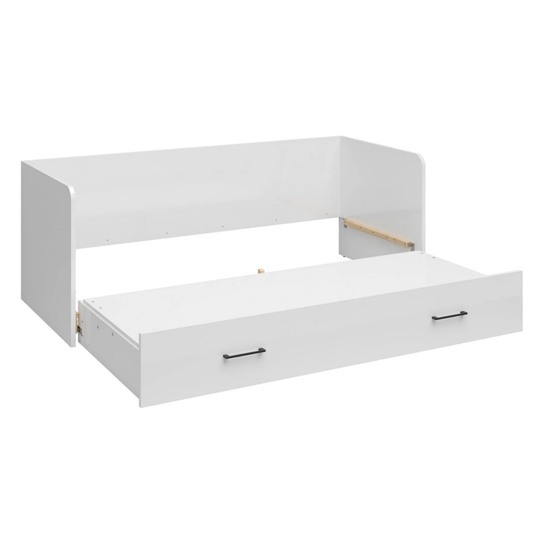 Cadru pat 80/160x200 BERGEN OCN-28770, alb lucios