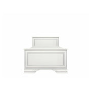 Cadru pat Idento LOZ 90x200, alb, PAL/metal