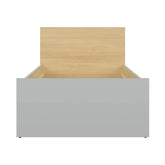 Cadru pat 90x200 BERGEN OCN-28708, stejar/gri deschis