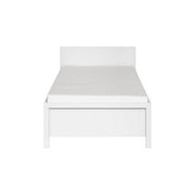 Cadru pat KRISTINA 90x200, alb, PAL/metal