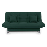 Canapea verde extensibilă, modernă, ideală pentru living – textalt2