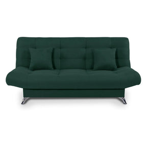 Canapea verde extensibilă, modernă, ideală pentru living – textalt2