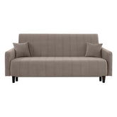 Canapea maro cu design modern, ideală pentru living – textalt2