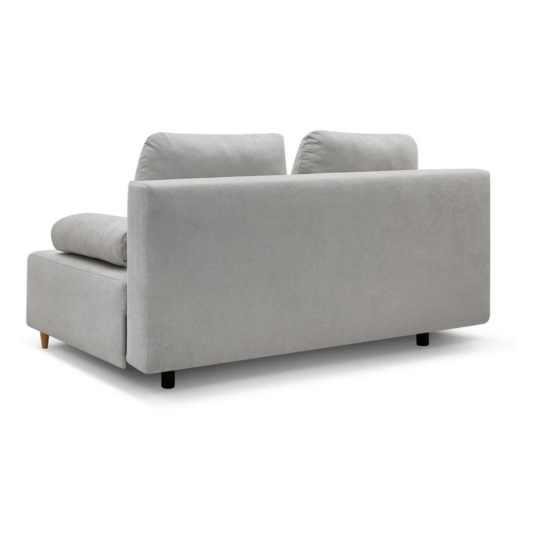 Canapea gri cu spătar înalt, ideală pentru living modern – textalt2