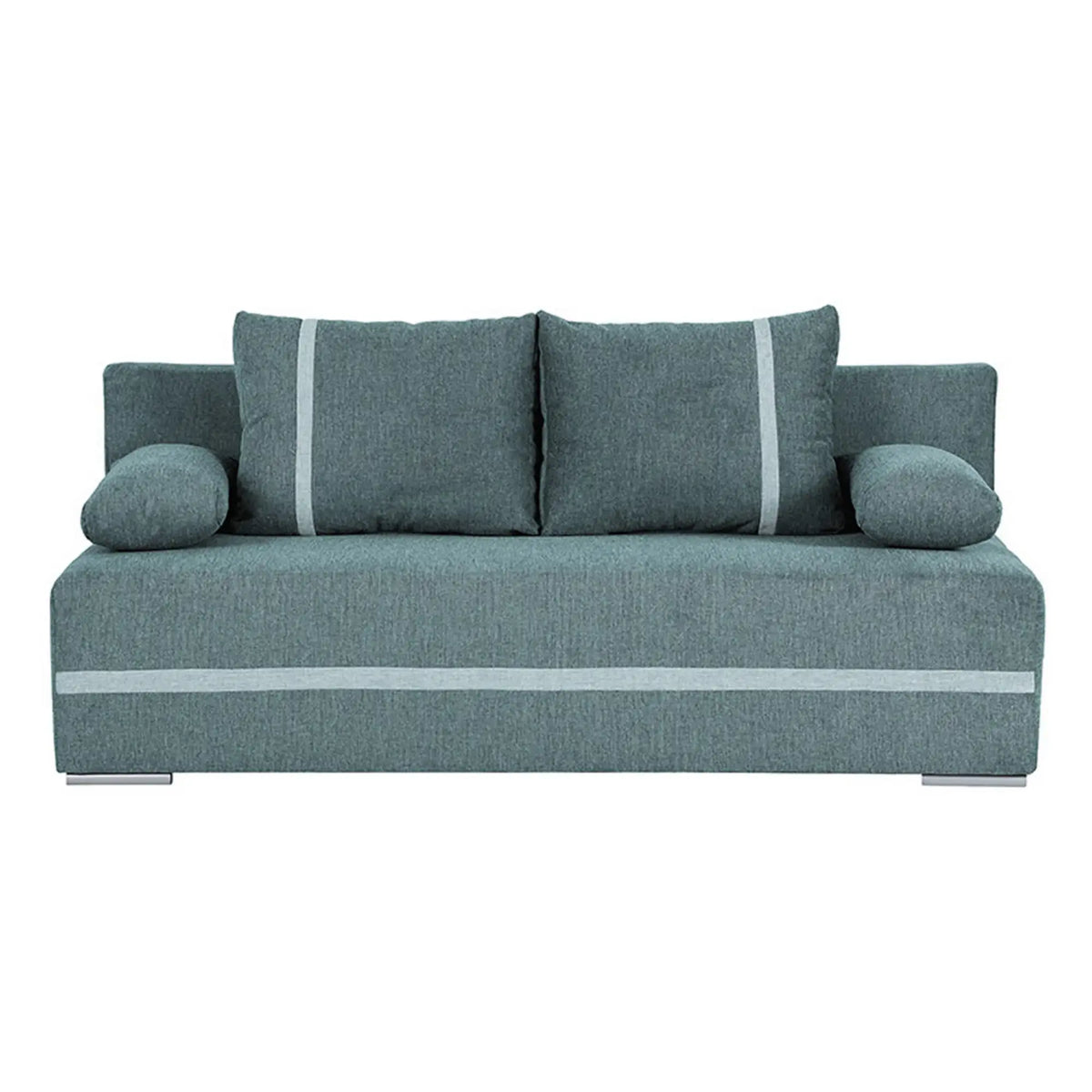 Canapea verde modernă, cu perne decorative, ideală pentru living – textalt2