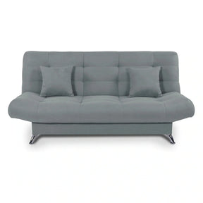 Canapea gri modernă, cu perne decorative, ideală pentru living – textalt2