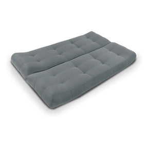 Canapea gri extensibilă, ideală pentru living modern – textalt2