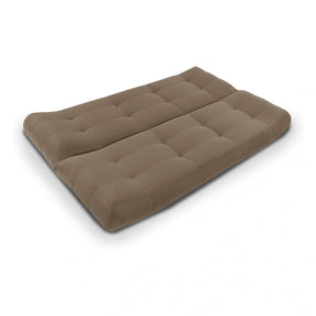 Canapea maro extensibilă, ideală pentru living modern – textalt2