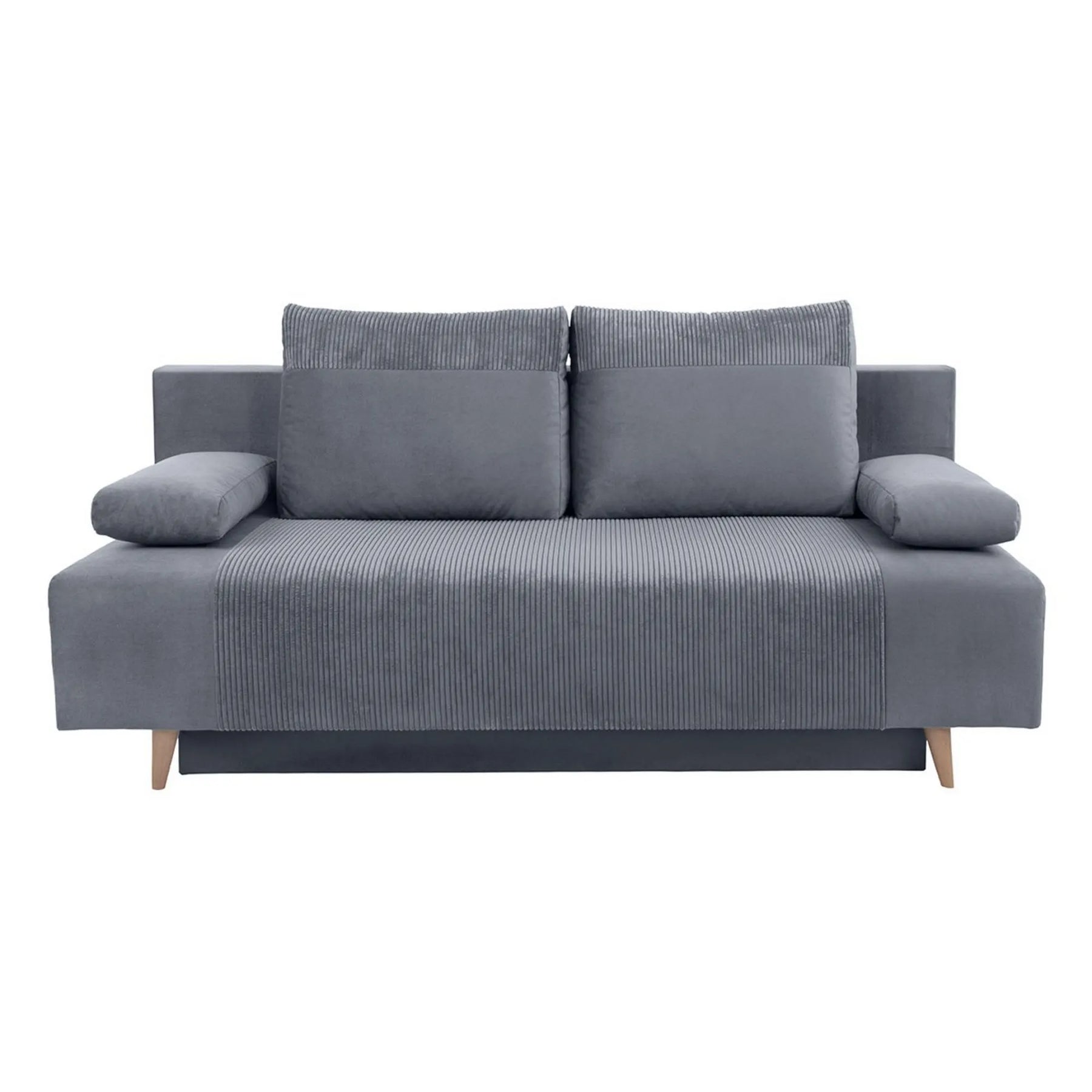 Canapea gri modernă, ideală pentru living – textalt2